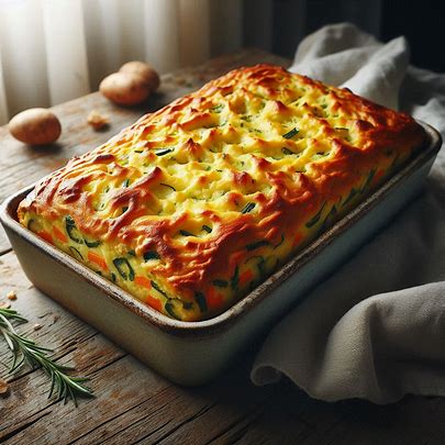 Cake de légumes et pommes de terre